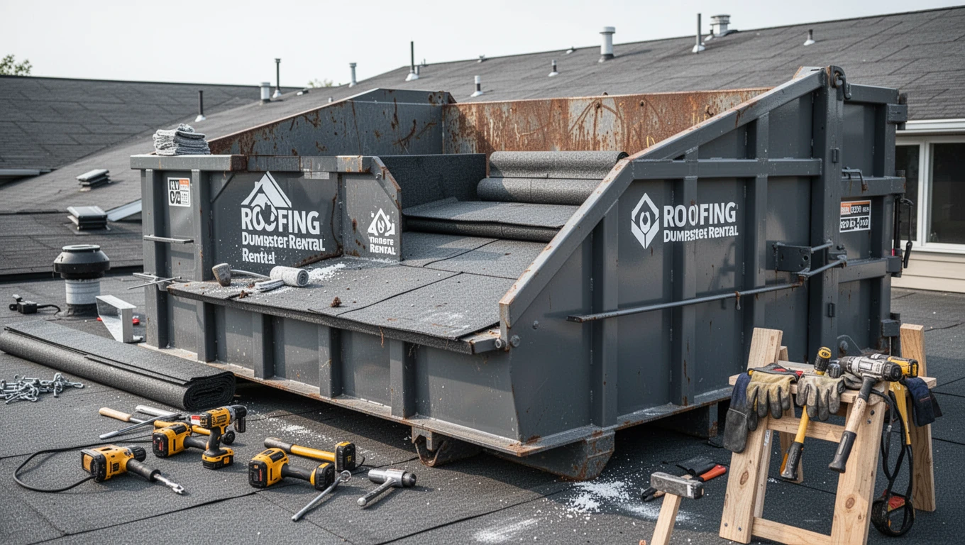 Roofing Dumpster Rental